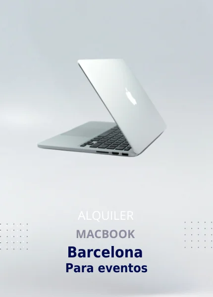 alquiler de macbook para eventos en barcelona