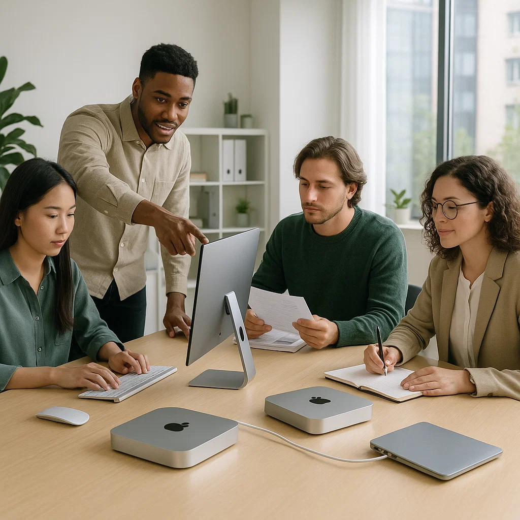 Alquiler de Mac Mini para presentaciones profesionales y ferias tecnológicas en Barcelona